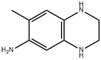 6-Quinoxalinamine,  1,2,3,4-tetrahydro-7-methyl- 结构式