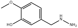 3-HYDROXY-4-METHOXY-BENZYL-HYDRAZINE 结构式