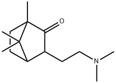 Bicyclo[2.2.1]heptan-2-one, 3-[2-(dimethylamino)ethyl]-1,7,7-trimethyl- (9CI) 结构式