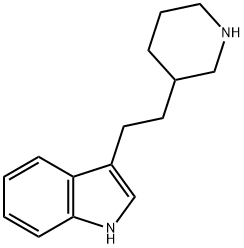 3-(2-(PIPERIDIN-3-YL)ETHYL)-1H-INDOLE 化学構造式