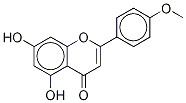 7-(β-D-Galactopyranosyloxy)-5-hydroxy-2-(4-Methoxyphenyl)- 化学構造式