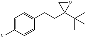 2-tert-ブチル-2-[2-(4-クロロフェニル)エチル]オキシラン 化学構造式