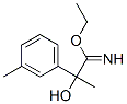Benzeneethanimidic acid, alpha-hydroxy-alpha,3-dimethyl-, ethyl ester (9CI) Structure