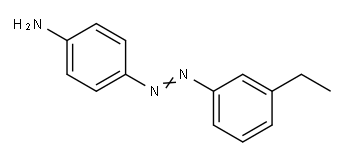 Benzenamine, 4-[(3-ethylphenyl)azo]- (9CI) Struktur