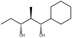 1,3-Pentanediol,1-cyclohexyl-2-methyl-,(1S,2R,3R)-(9CI) 化学構造式