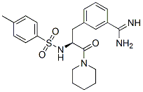 N(alpha)-(4-toluenesulfonyl)-3-amidinophenylalanylpiperidine Structure