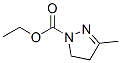 1H-Pyrazole-1-carboxylic  acid,  4,5-dihydro-3-methyl-,  ethyl  ester Structure