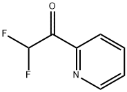 1-(2-ピリジニル)-2,2-ジフルオロエタノン 化学構造式