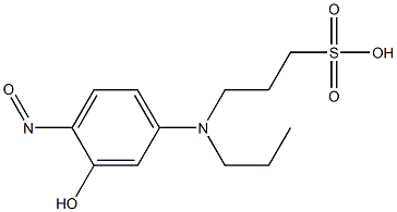 2-NITROSO-5-(N-PROPYL-3-SULFOPROPYLAMINO)PHENOL Structure
