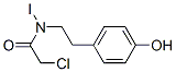 N-Chloroacetyliodotyramine  Struktur