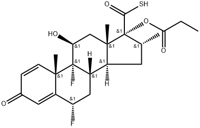 2-[3-オキソ-5-(2,3-ジヒドロ-1H-ペリミジン-2-イル)-6-ヒドロキシ-3H-キサンテン-9-イル]安息香酸 化学構造式