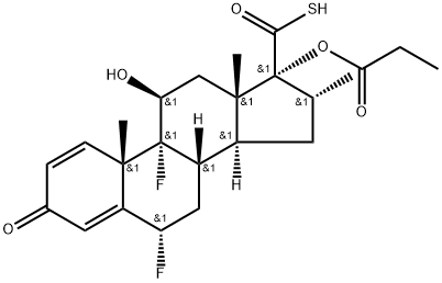 FLUTICASONE PROPIONATE INTERMEDIATE Struktur