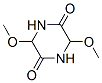 2,5-Piperazinedione,3,6-dimethoxy-(9CI) Structure