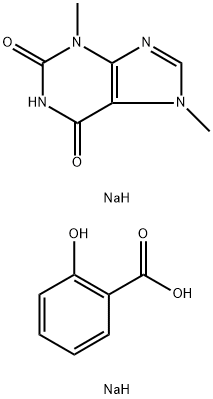Sodium salicylate theobromine Structure
