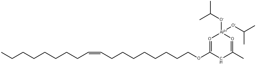 (十八烷-9-烯基乙酰乙酸根合-O1’,O3)二丙烷-2-醇合铝 结构式
