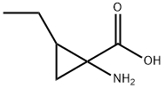 Cyclopropanecarboxylic acid, 1-amino-2-ethyl- (9CI) Structure