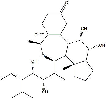 22(S),23(S)-Homobrassinolide 化学構造式