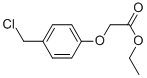 (4-CHLOROMETHYL-PHENOXY)-ACETIC ACID ETHYL ESTER Structure