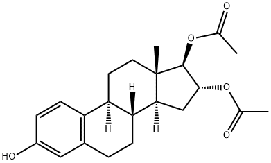 雌三醇 16,17-二乙酸酯,805-26-5,结构式