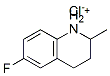 6-fluoro-1,2,3,4-tetrahydro-2-methylquinolinium chloride 结构式