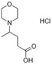 4-(4-モルホリニル)ペンタン酸塩酸塩 化学構造式