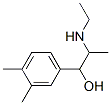 Benzenemethanol, alpha-[1-(ethylamino)ethyl]-3,4-dimethyl- (9CI) Structure