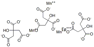 Iron(III) manganese citrate Structure