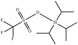 トリフルオロメタンスルホン酸トリイソプロピルシリル 化学構造式