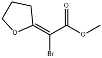 METHYL Z-BROMO-(DIHYDROFURAN-2-YLIDENE)ACETATE Structure