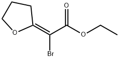 ETHYL Z-BROMO-(DIHYDROFURAN-2-YLIDENE)ACETATE Structure