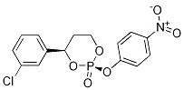 (+)-(4R)-trans-4-(3-chlorophenyl)-2-(4-nitrophenoxy)-2-oxo-1,3,2-dioxaphosphorinane,805235-83-0,结构式