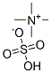 TETRAMETHYLAMMONIUM HYDROGENSULFATE Structure