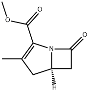 1-Azabicyclo[3.2.0]hept-2-ene-2-carboxylicacid,3-methyl-7-oxo-,methylester,(R)-(9CI) Structure