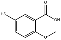 5-mercapto-o-anisic acid Struktur
