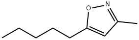 Isoxazole, 3-methyl-5-pentyl- (9CI) Struktur