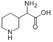 2-氨基-2-(哌啶-3-基)乙酸, 80546-93-6, 结构式