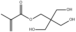 3-hydroxy-2,2-bis(hydroxymethyl)propyl methacrylate Struktur