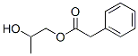 2-hydroxypropyl phenylacetate Structure