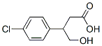 3-(4-chlorophenyl)-4-hydroxybutyric acid Struktur