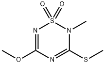 5-methoxy-2-methyl-3-methylsulfanyl-1,2,4,6-thiatriazine 1,1-dioxide|
