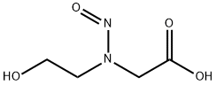 N-(2-hydroxyethyl)-N-carboxymethylnitrosamine Structure