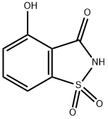 4-羟基-1H-1,2-苯并异噻唑-1,1,3(2H)-三酮, 80563-77-5, 结构式