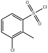 3-氯-2-甲基苯磺酰氯 结构式