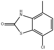 7-CHLORO-4-METHYL-2(3H)-BENZOTHIAZOLONE Structure