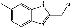 2-(クロロメチル)-5-メチル-1H-ベンズイミダゾール 化学構造式