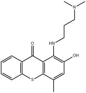1-(3-dimethylaminopropylamino)-2-hydroxy-4-methyl-thioxanthen-9-one Structure