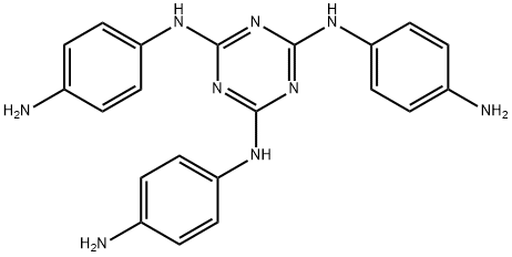 2,4,6-tris((p-aminoanilino)-1,3,5-triazine  Structure