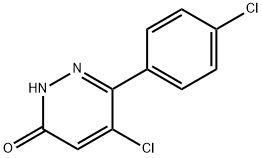 5-クロロ-6-(4-クロロフェニル)ピリダジン-3(2H)-オン 化学構造式