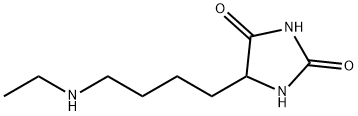 5-[4-(Ethylamino)butyl]hydantoin Structure