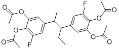 アセフルラノール 化学構造式